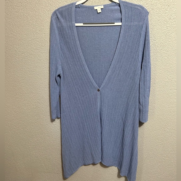 J. Jill Sweaters - J jill Pure jill Linen blend cardigan size large